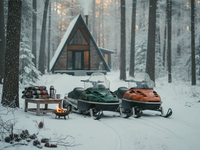 Snowmobiling